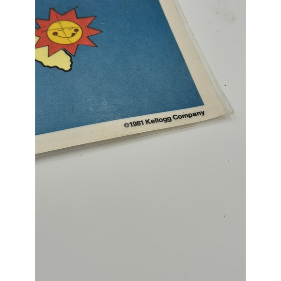 VTG 1981 Kellogg's Tony the Tiger USA Map DS Placemat kitchen Lot Of 2 - Picture 5 of 6